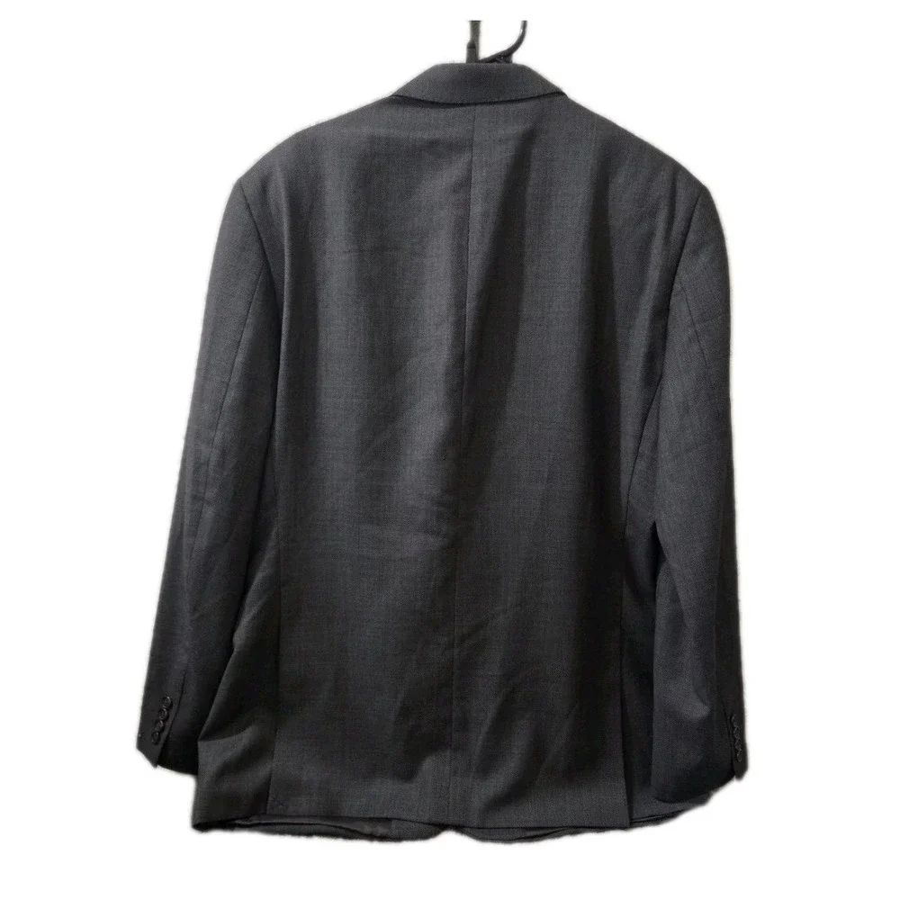 Ralph‎ Lauren Men's Wool Blazer Sport Coat Charcoal Gray 46R 2 Button